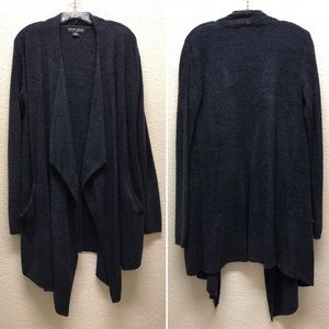 BAREFOOT DREAMS CozyChic Lite Open Cardigan Navy